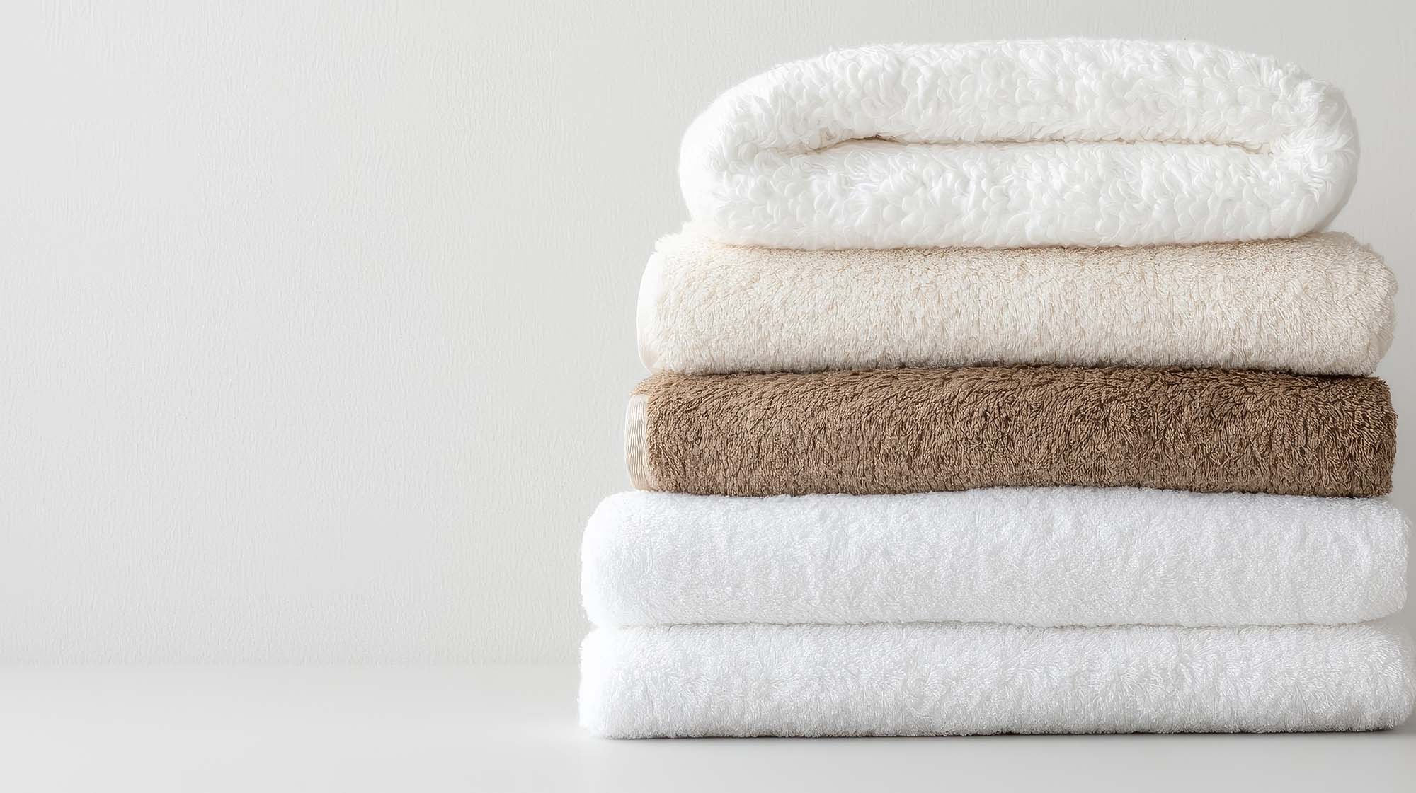 folded towels